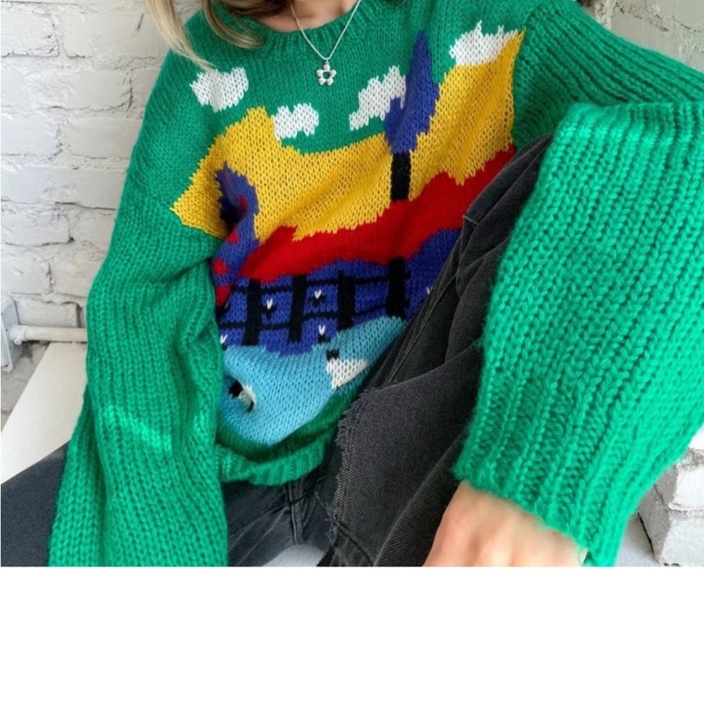Lisa Says Gah! Farm sweater - Picture 2 of 7